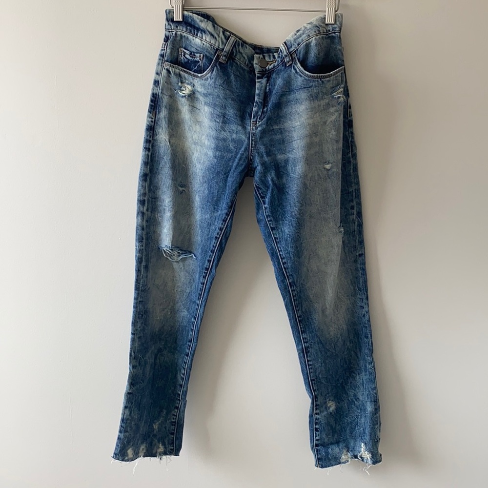 Blank NYC Distressed Tomboy Jeans